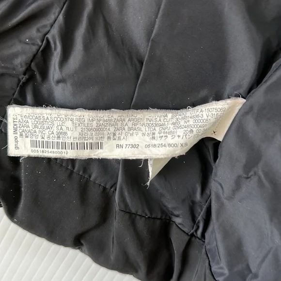 Zara Women’s Down Quilted Anorak Puffer Jacket, XS - Picture 14 of 15
